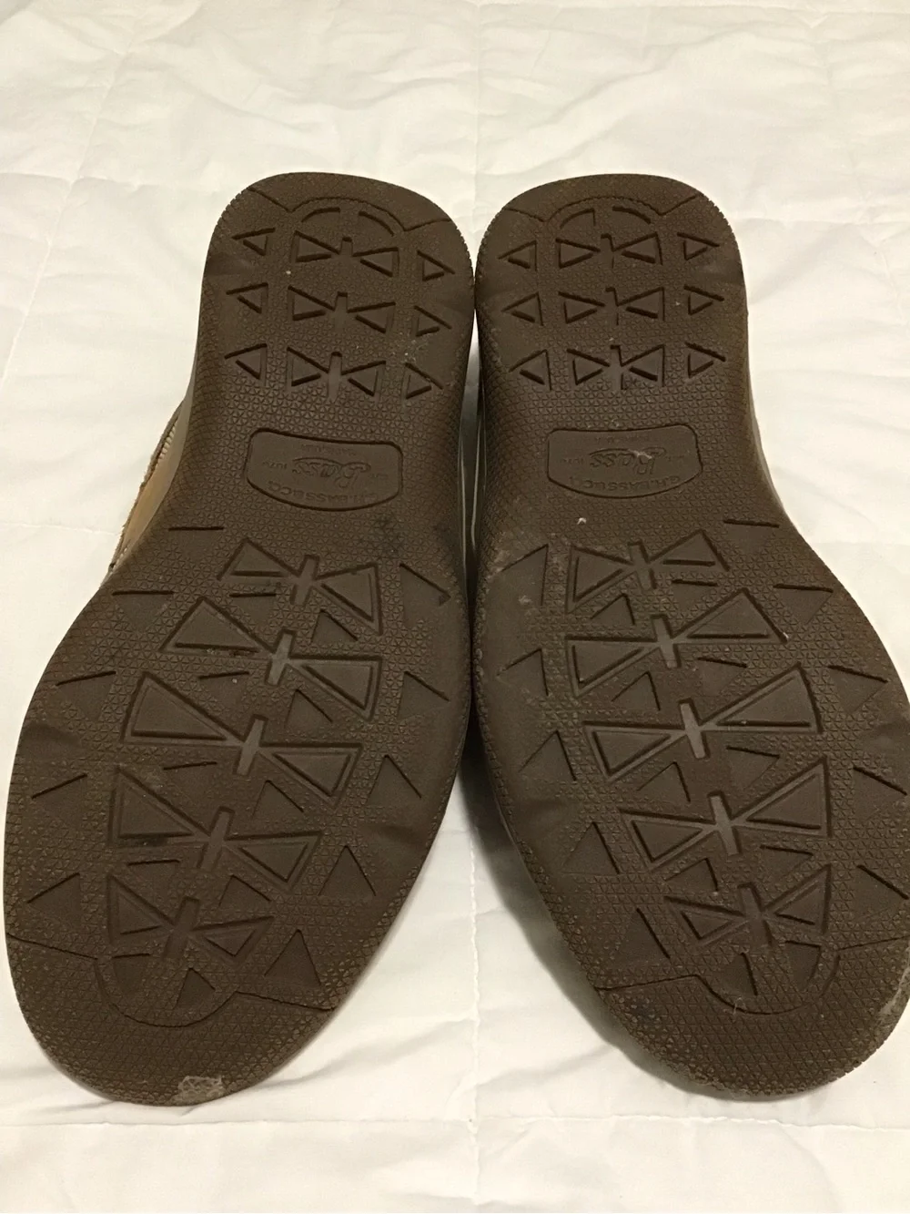 G.H. Bass & Co. Men's Tan Boat Shoes Size 9.5